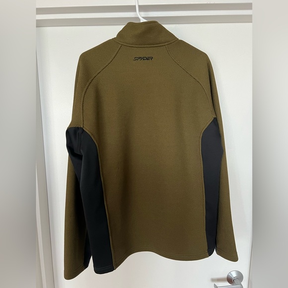 Like new Spyder 1/4 zip. Wife bought it for me, never wore it! Make me an offer! - Picture 4 of 4